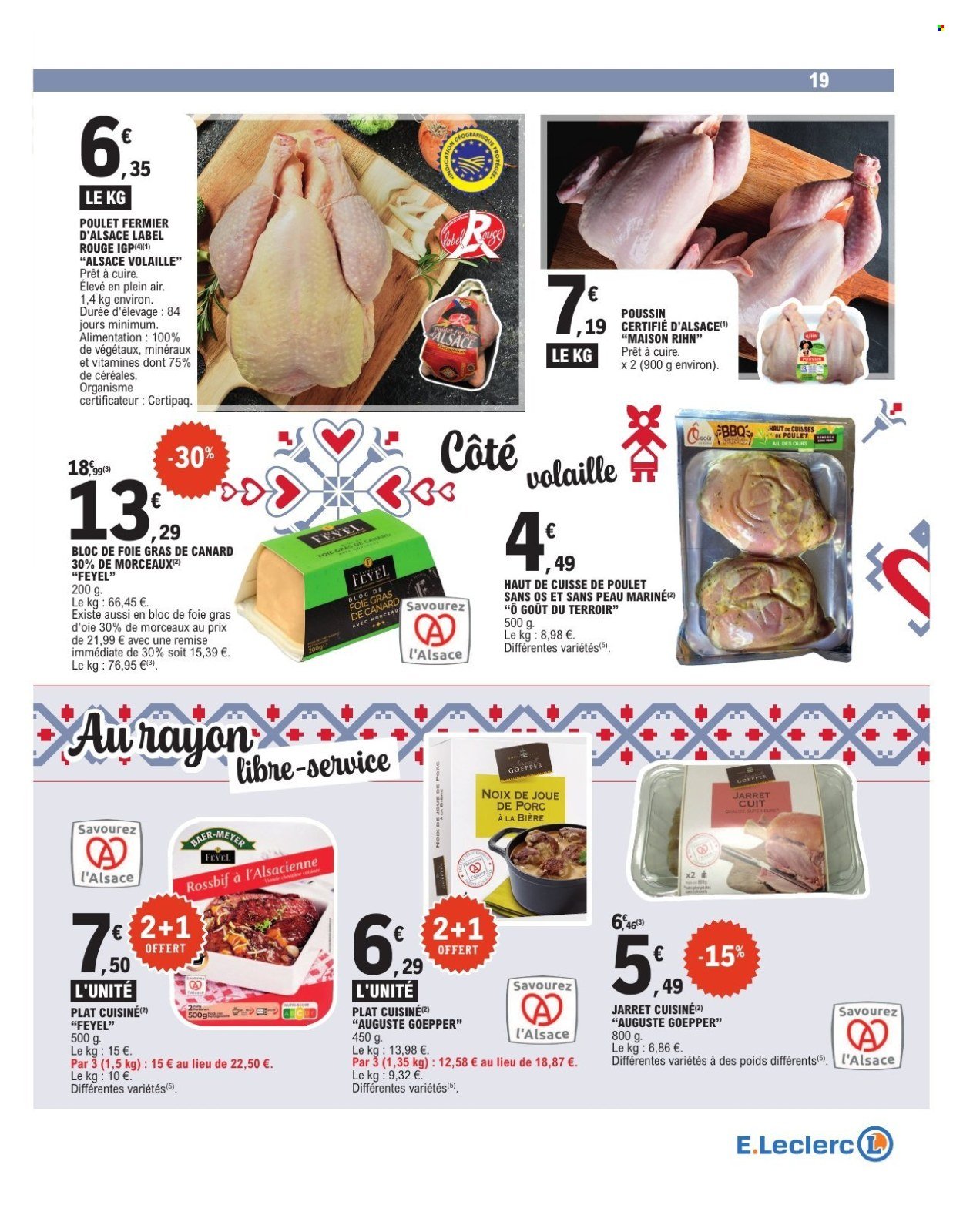 Catalogue E.LECLERC - ALSACE CHOUCROUTE - BREDELE