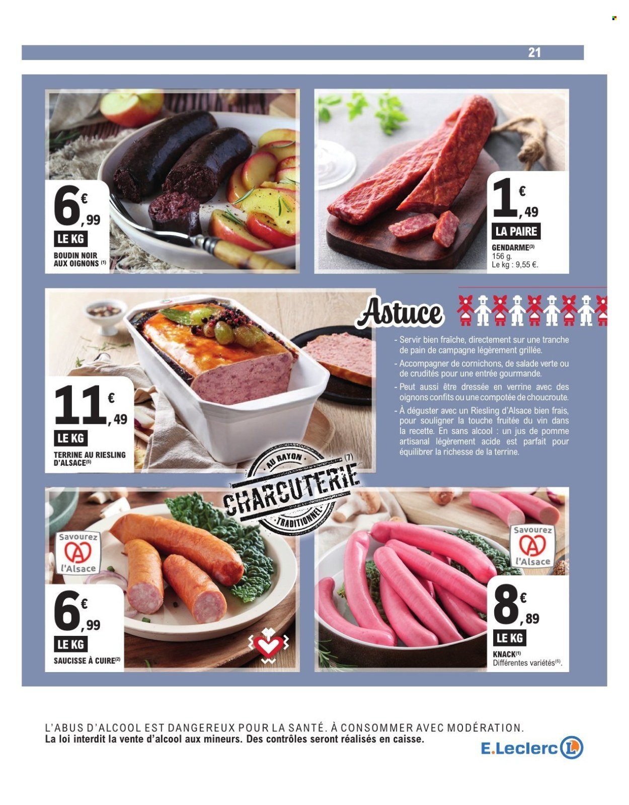 Catalogue E.LECLERC - ALSACE CHOUCROUTE - BREDELE