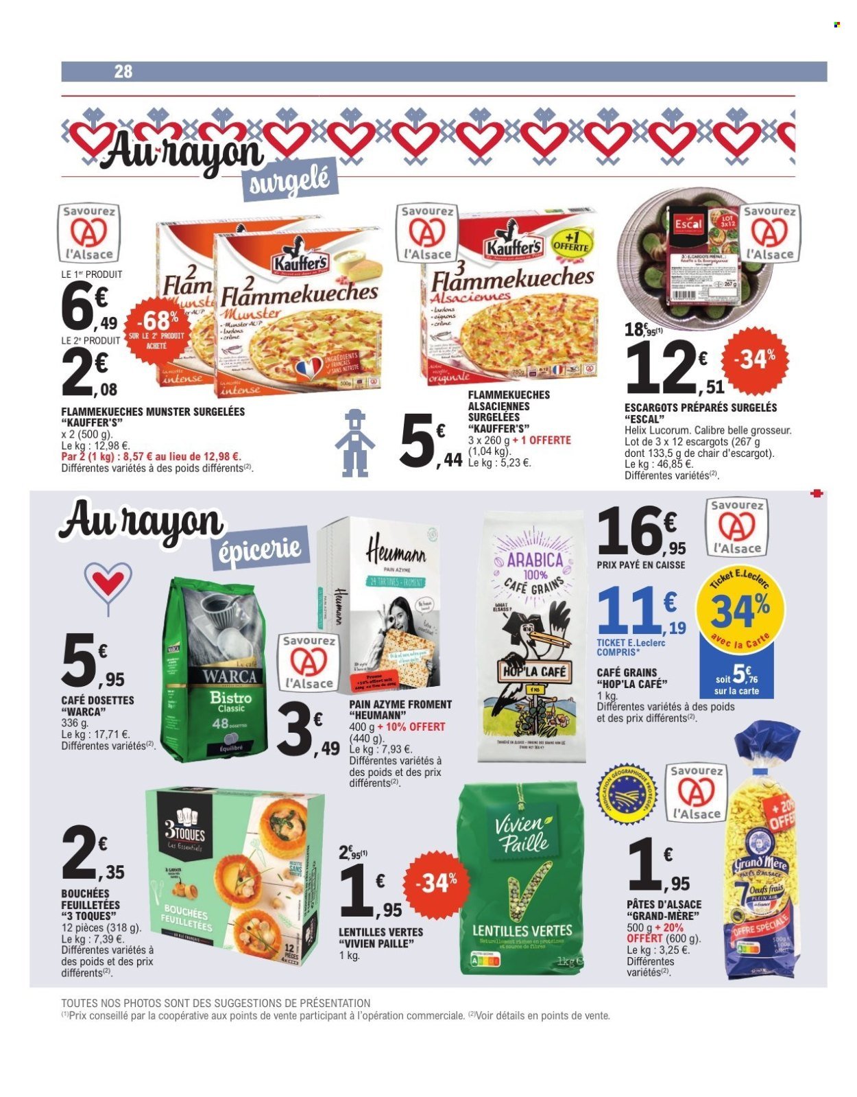 Catalogue E.LECLERC - ALSACE CHOUCROUTE - BREDELE