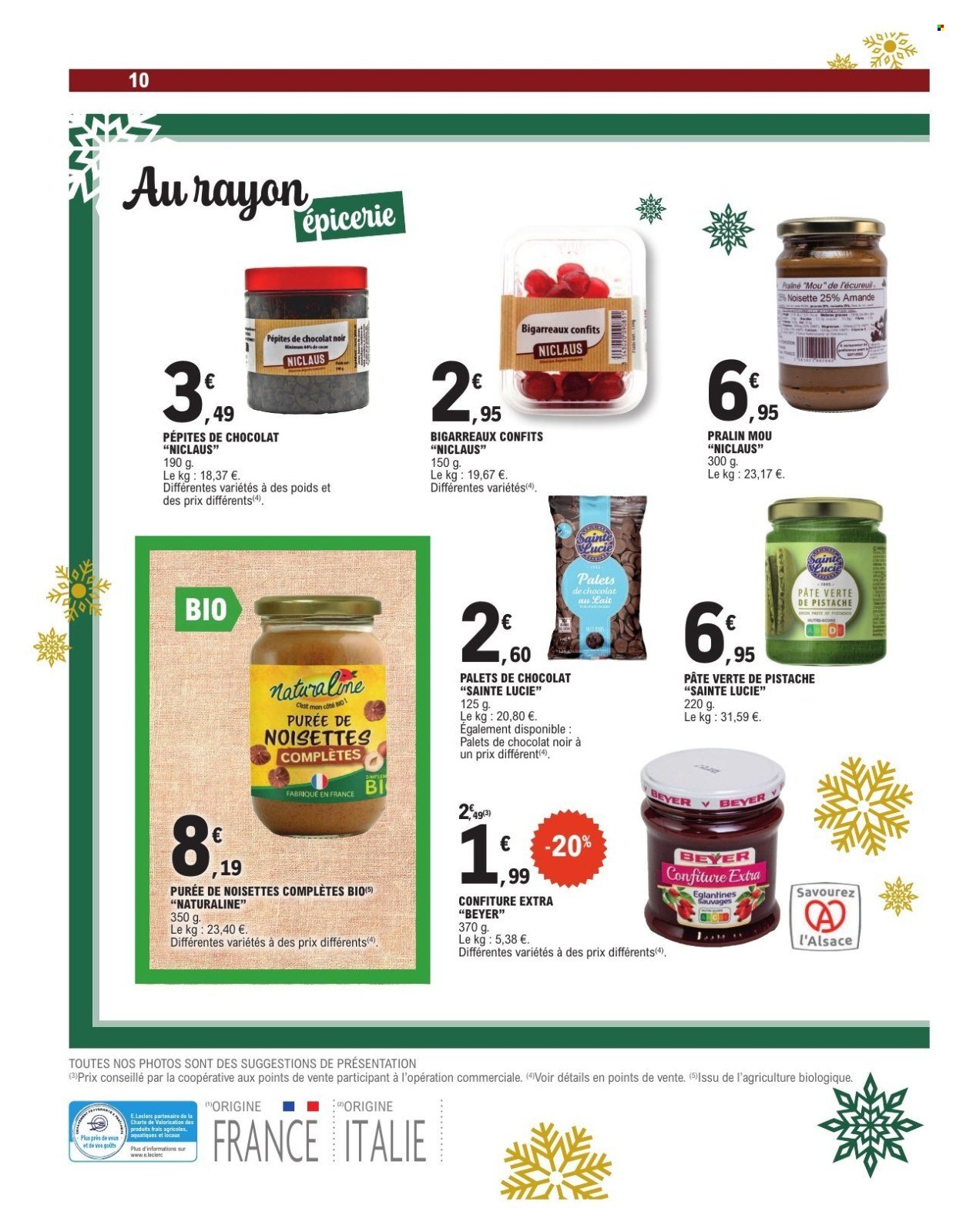 Catalogue E.LECLERC - ALSACE CHOUCROUTE - BREDELE