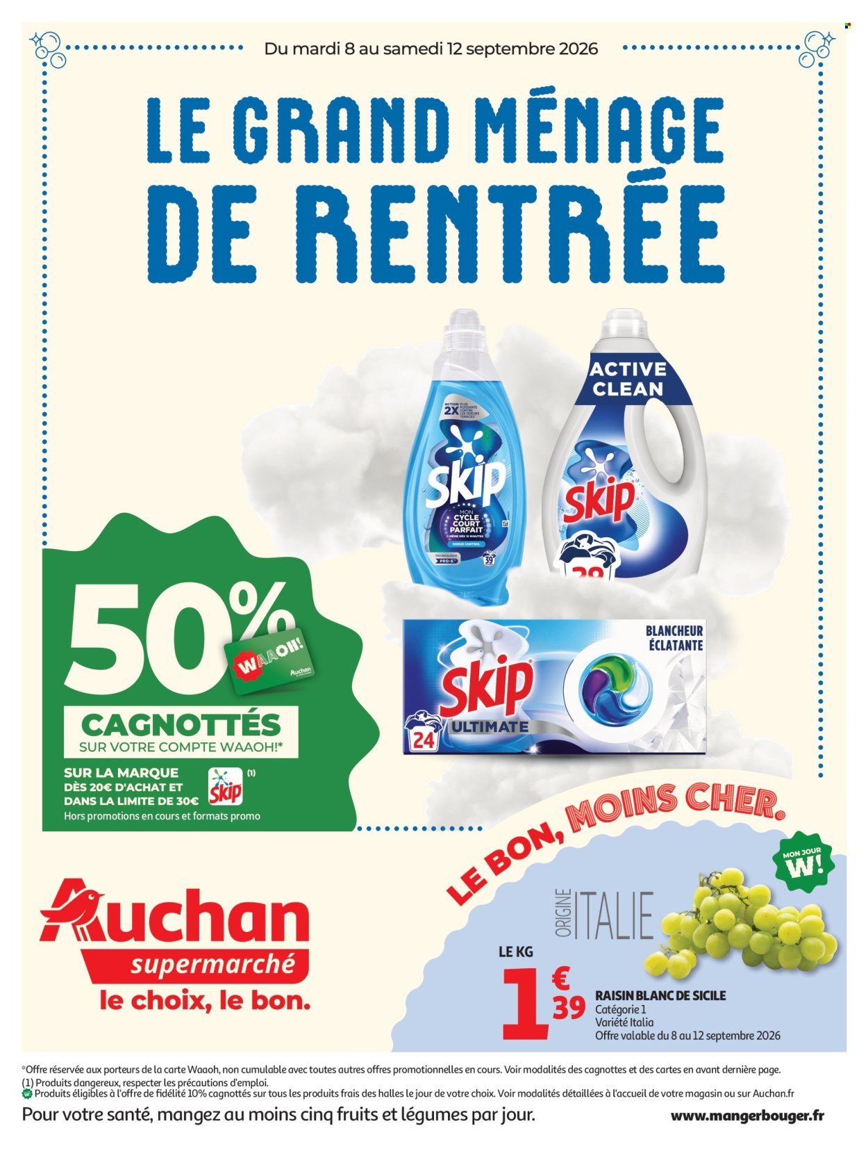 Catalogue AUCHAN - Ménage rentrée supers