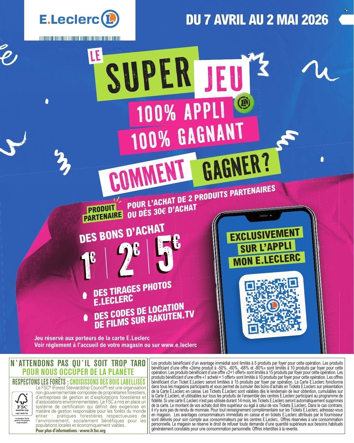 Catalogue E.LECLERC - EVENEMENT (2026-04-07 - 2026-04-18)