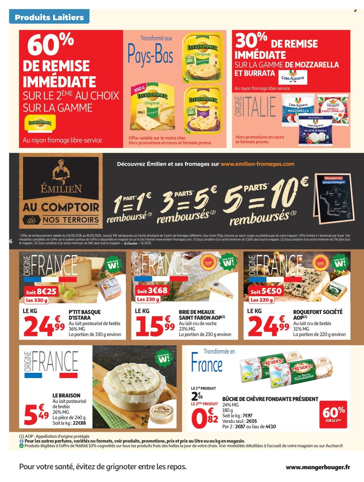 Catalogue AUCHAN - Produits laitiers supers (2026-05-05 - 2026-05-16)