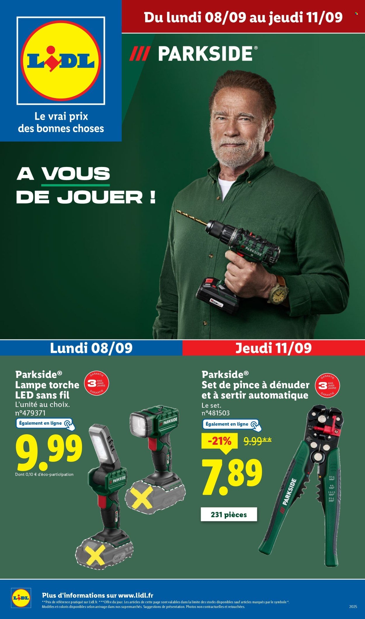 Catalogue LIDL - Les bonnes affaires de la semaine (2025-09-08 - 2025-09-11)