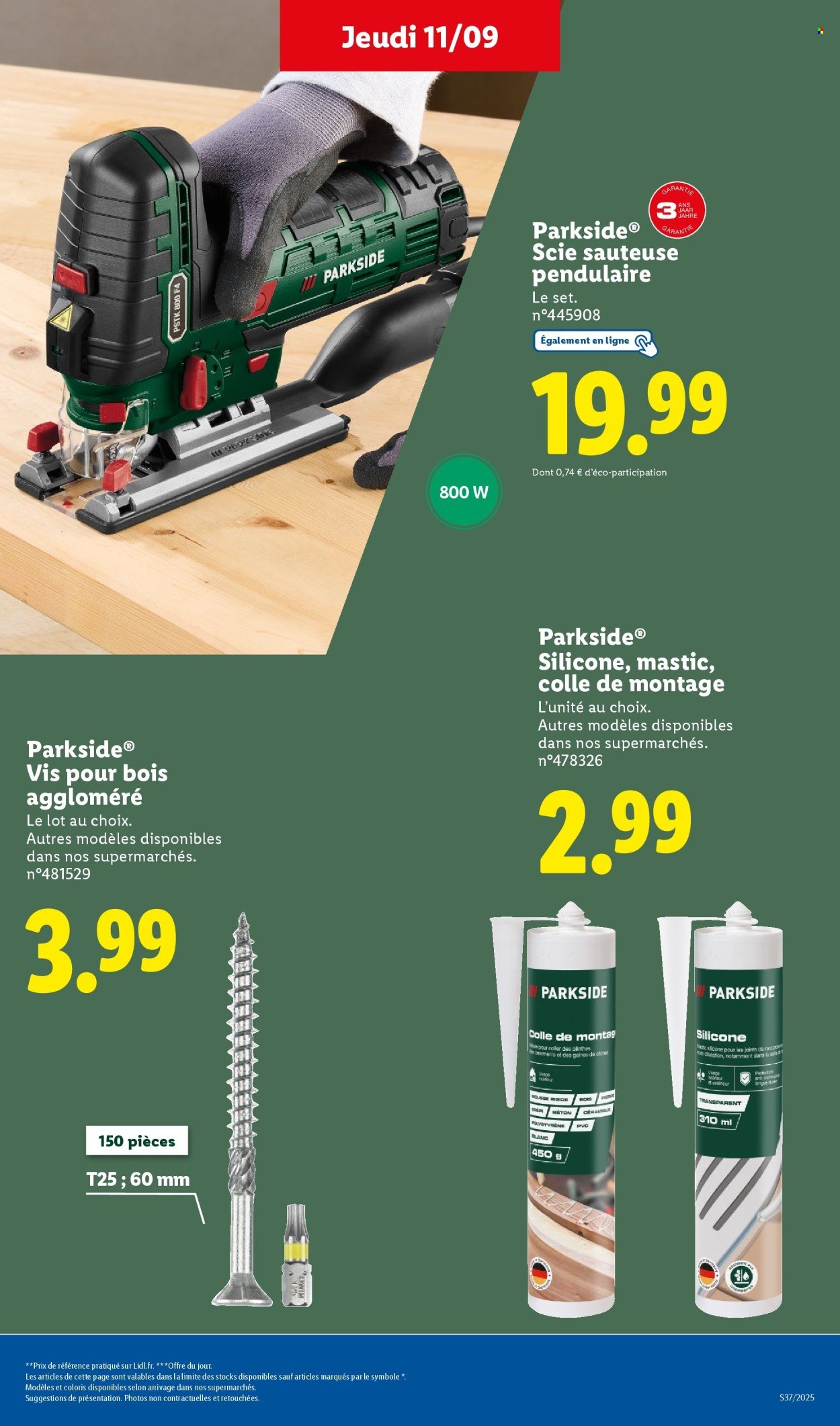 Catalogue LIDL - Les bonnes affaires de la semaine (2025-09-08 - 2025-09-11)