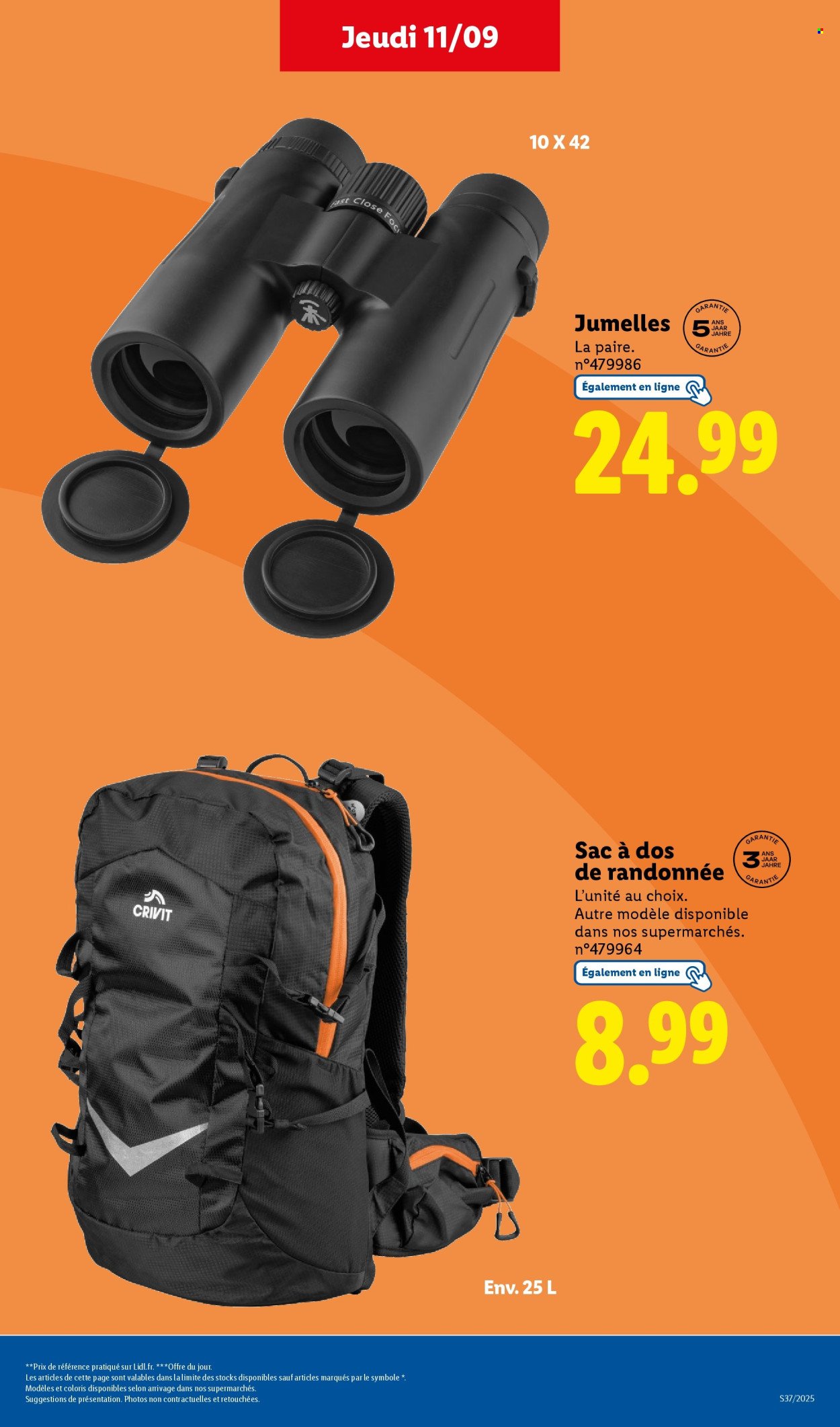 Catalogue LIDL - Les bonnes affaires de la semaine (2025-09-08 - 2025-09-11)