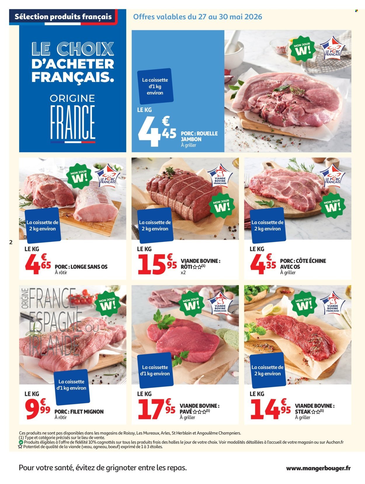 Catalogue AUCHAN - Promos XXL halles hypers
