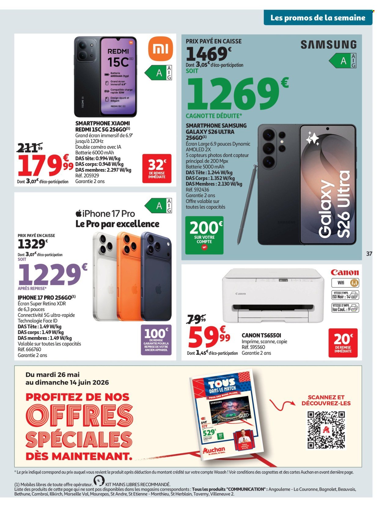 Catalogue AUCHAN - Promos XXL halles hypers