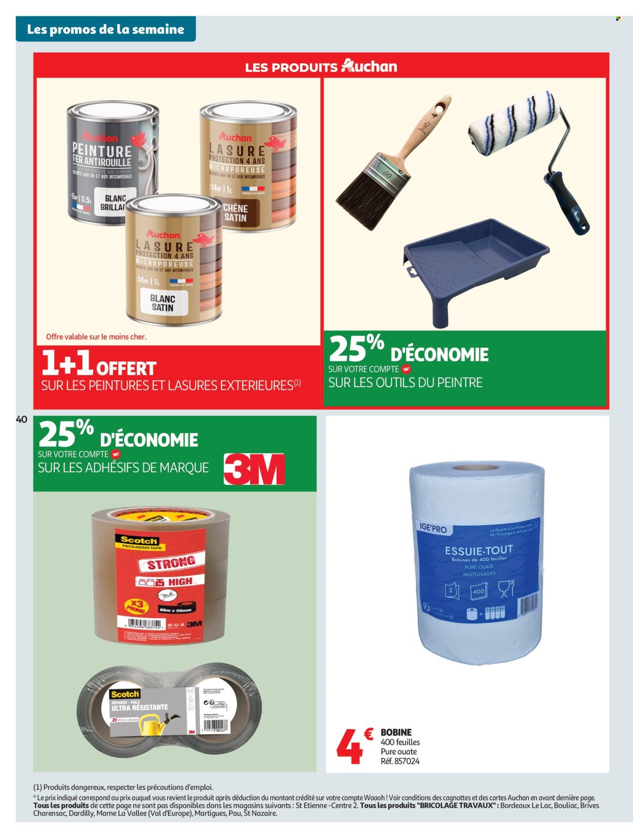 Catalogue AUCHAN - Promos XXL halles hypers