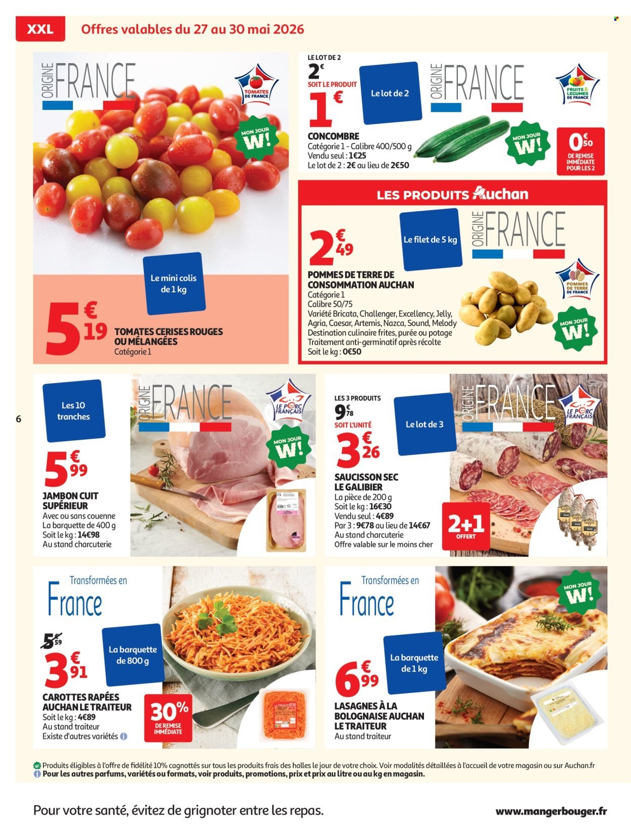 Catalogue AUCHAN - Promos XXL halles hypers