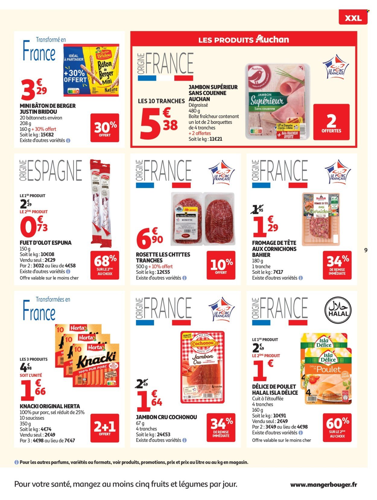 Catalogue AUCHAN - Promos XXL halles hypers