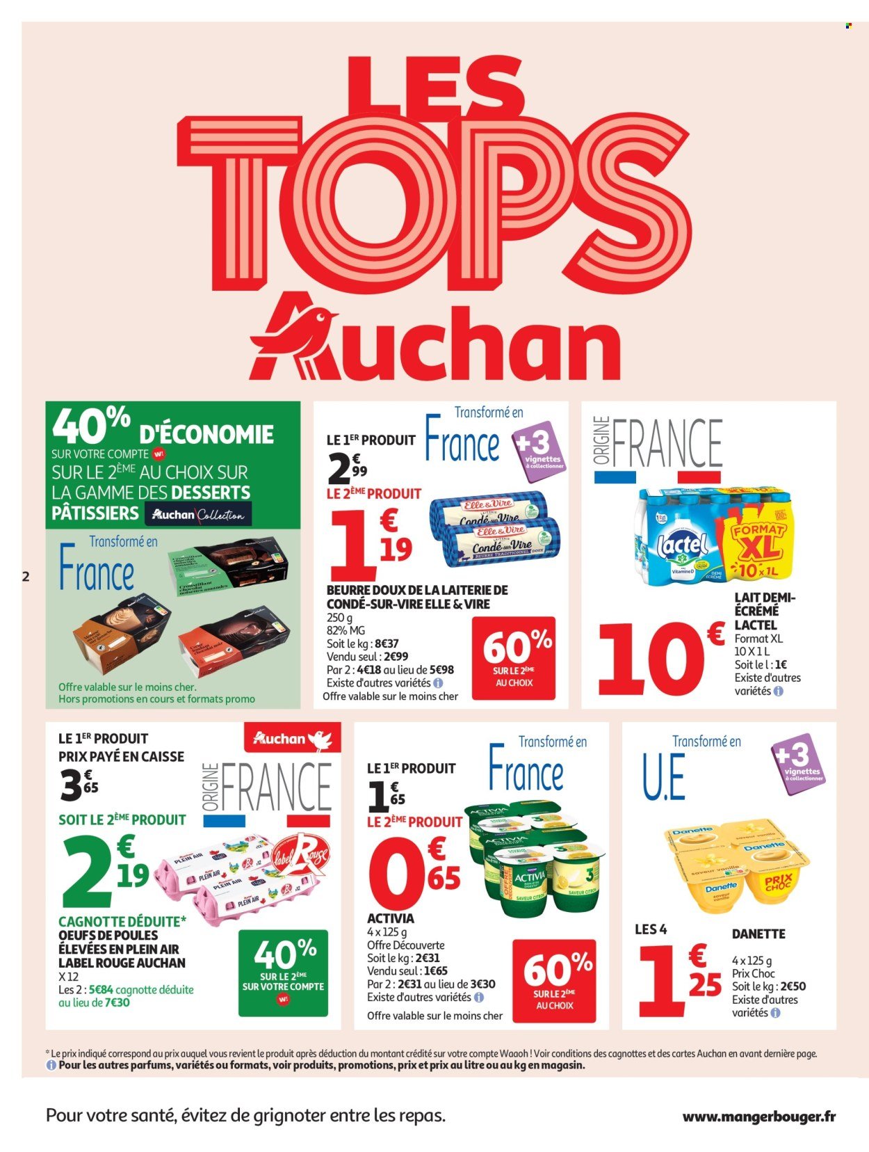 Catalogue AUCHAN - Des prix aussi bas, c'est le top dans votre super (2025-09-02 - 2025-09-13)