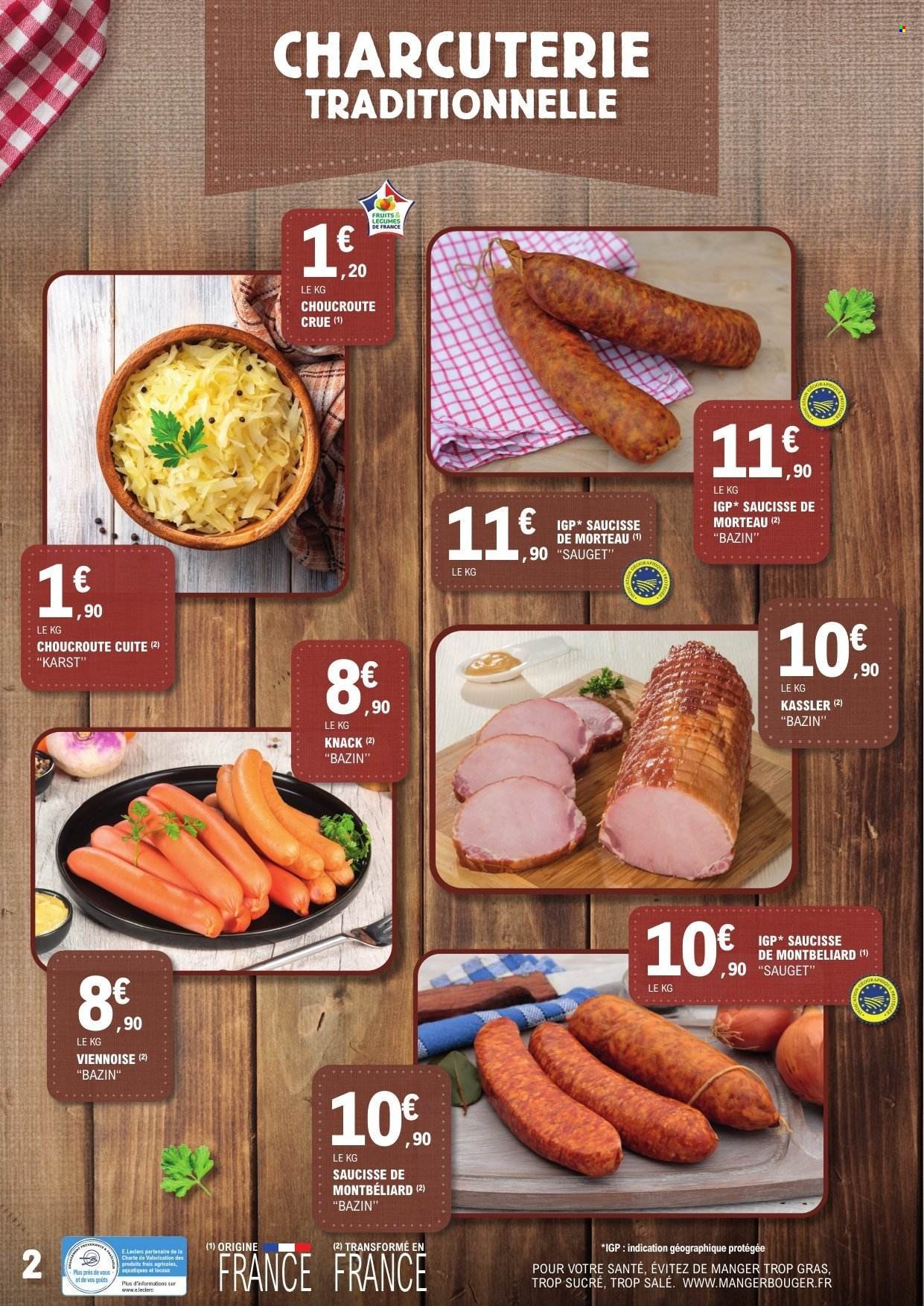 Catalogue E.LECLERC - CHOUCROUTE