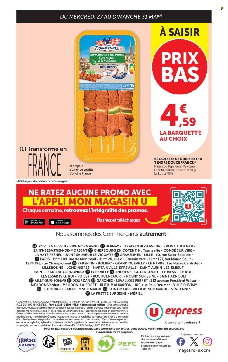Catalogue U EXPRESS - Les prix bas de la semaine (2026-05-27 - 2026-06-07)