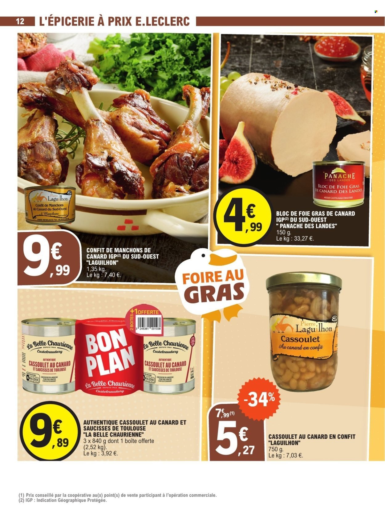Catalogue E.LECLERC - FOIRE AU GRAS