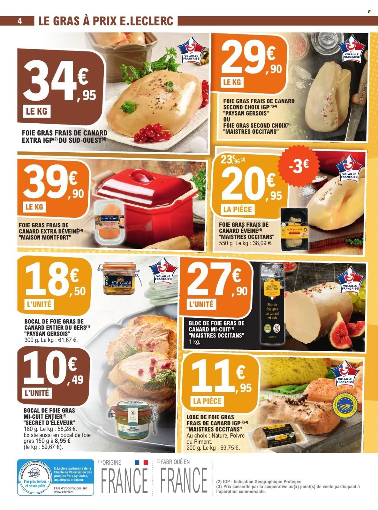 Catalogue E.LECLERC - FOIRE AU GRAS