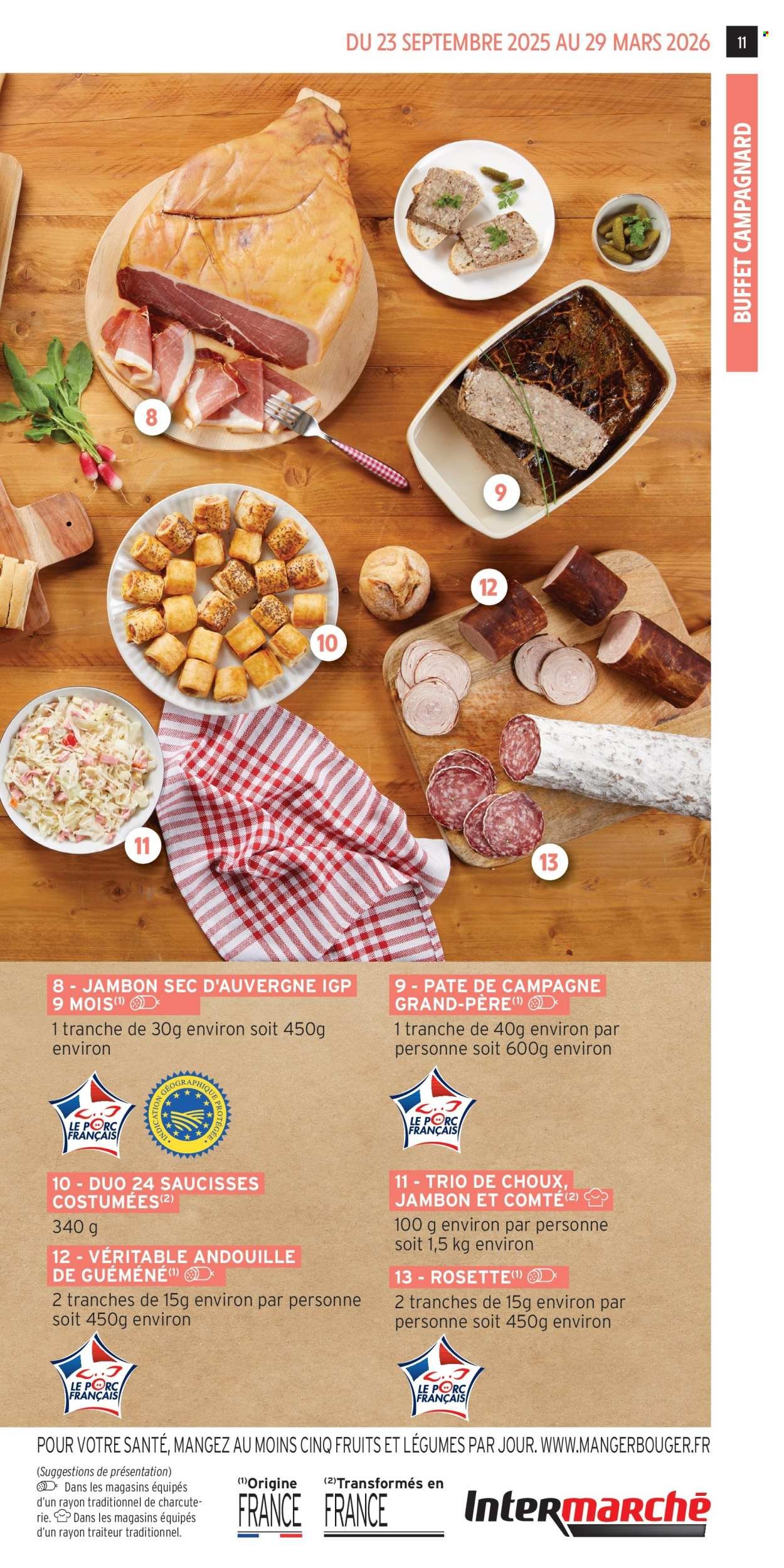 Catalogue INTERMARCHÉ - Les menus traiteur (2025-09-23 - 2026-03-29)