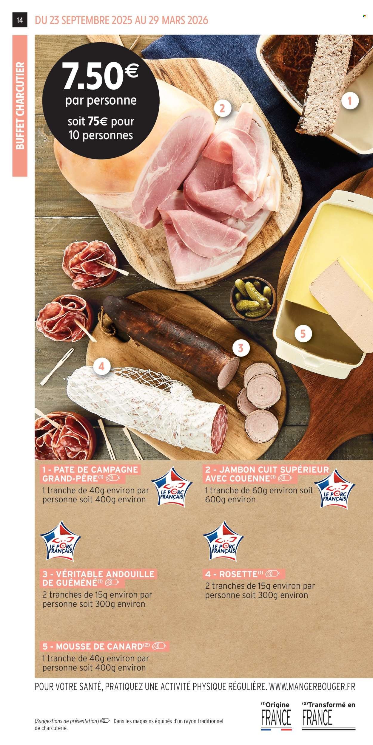 Catalogue INTERMARCHÉ - Les menus traiteur (2025-09-23 - 2026-03-29)