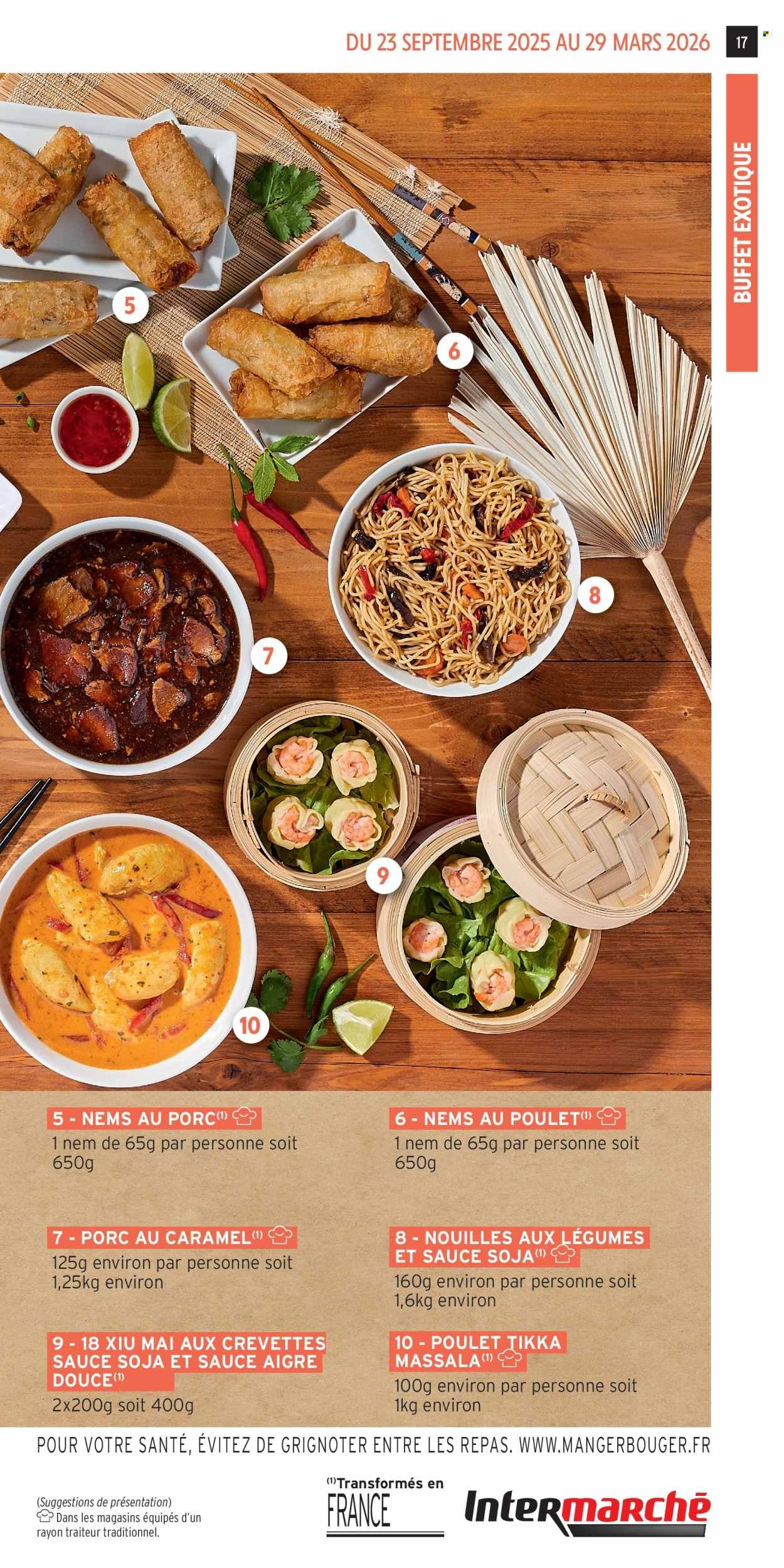 Catalogue INTERMARCHÉ - Les menus traiteur (2025-09-23 - 2026-03-29)