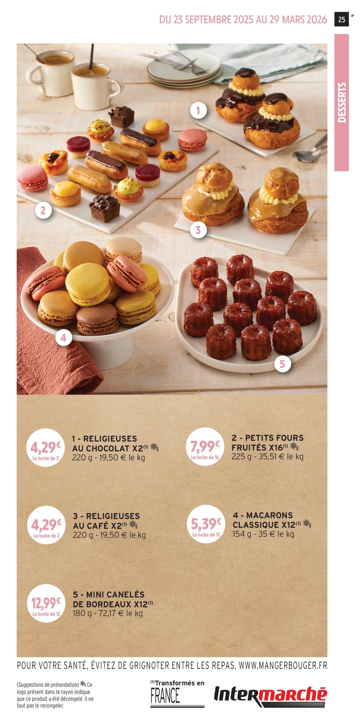 Catalogue INTERMARCHÉ - Les menus traiteur (2025-09-23 - 2026-03-29)