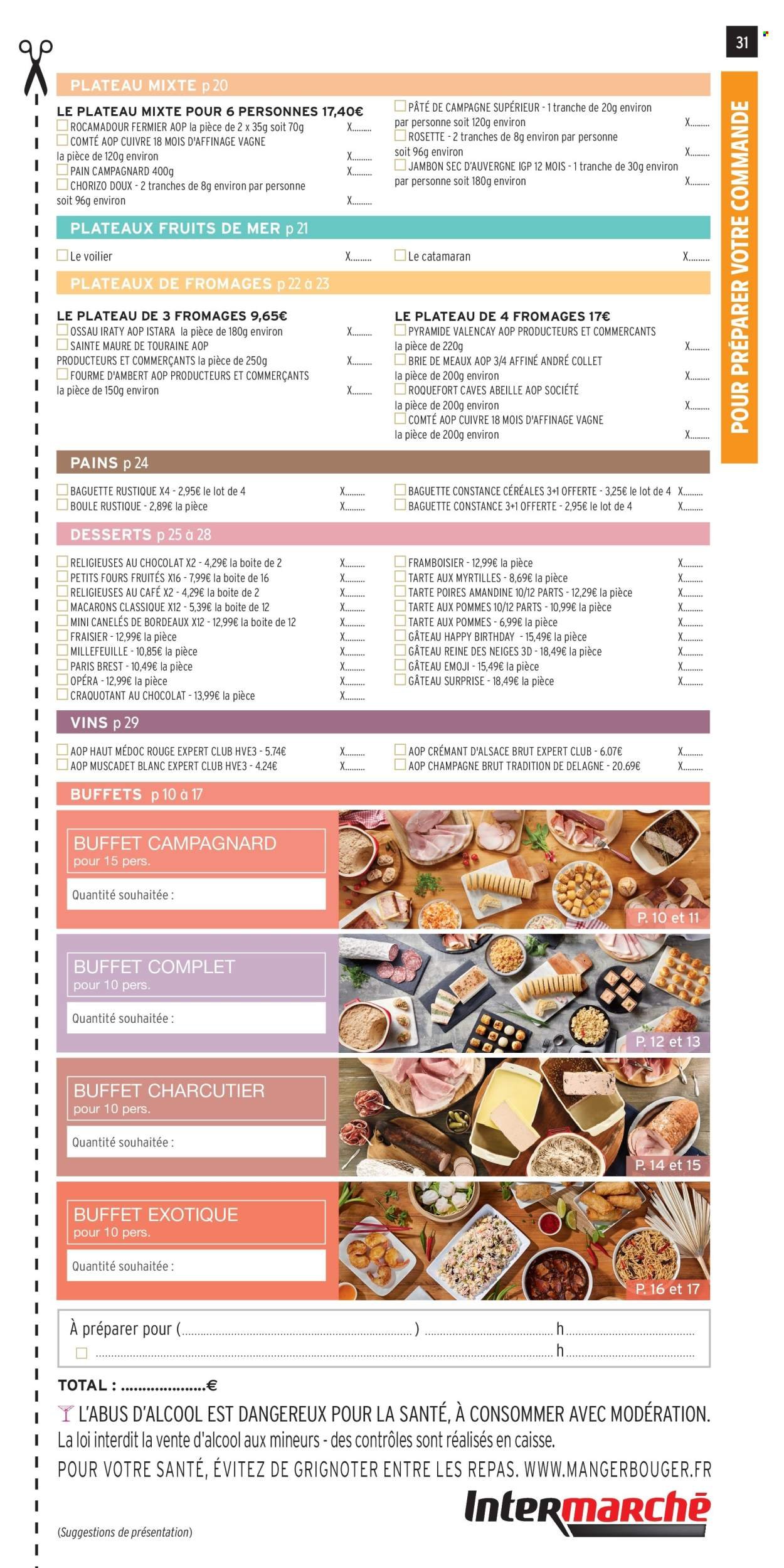 Catalogue INTERMARCHÉ - Les menus traiteur (2025-09-23 - 2026-03-29)