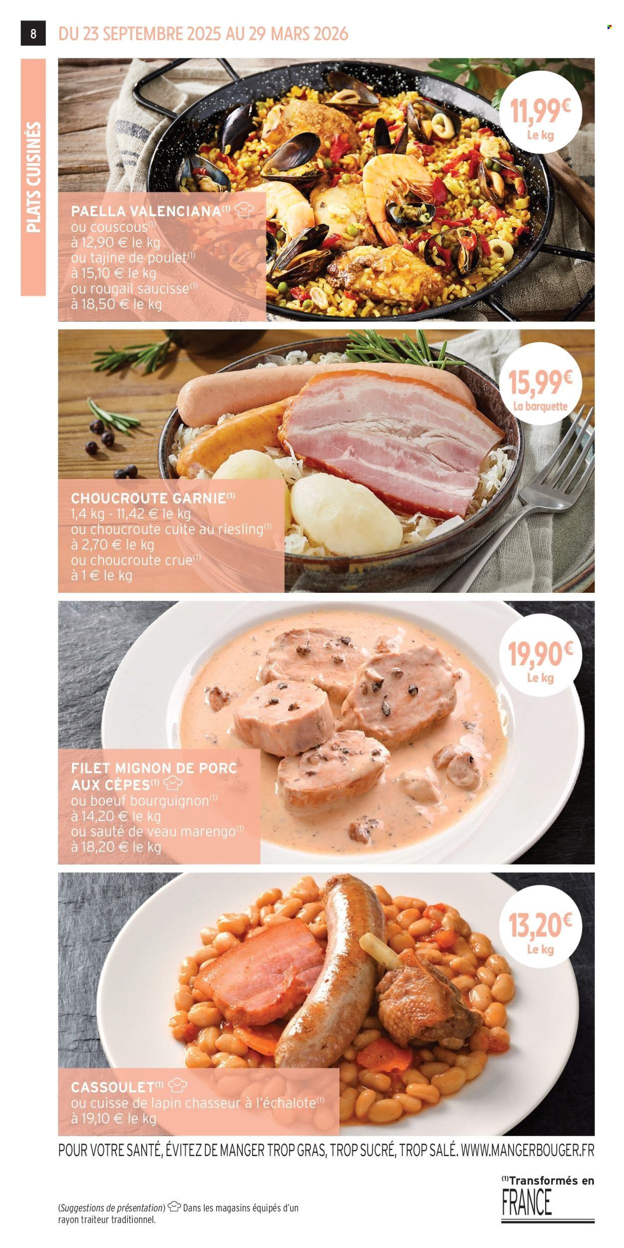 Catalogue INTERMARCHÉ - Les menus traiteur (2025-09-23 - 2026-03-29)