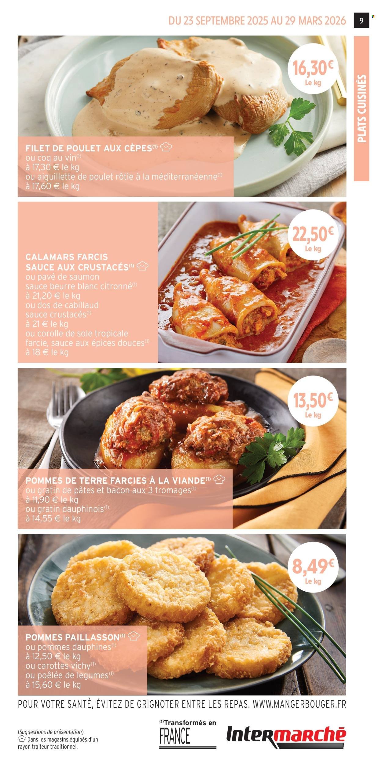 Catalogue INTERMARCHÉ - Les menus traiteur (2025-09-23 - 2026-03-29)