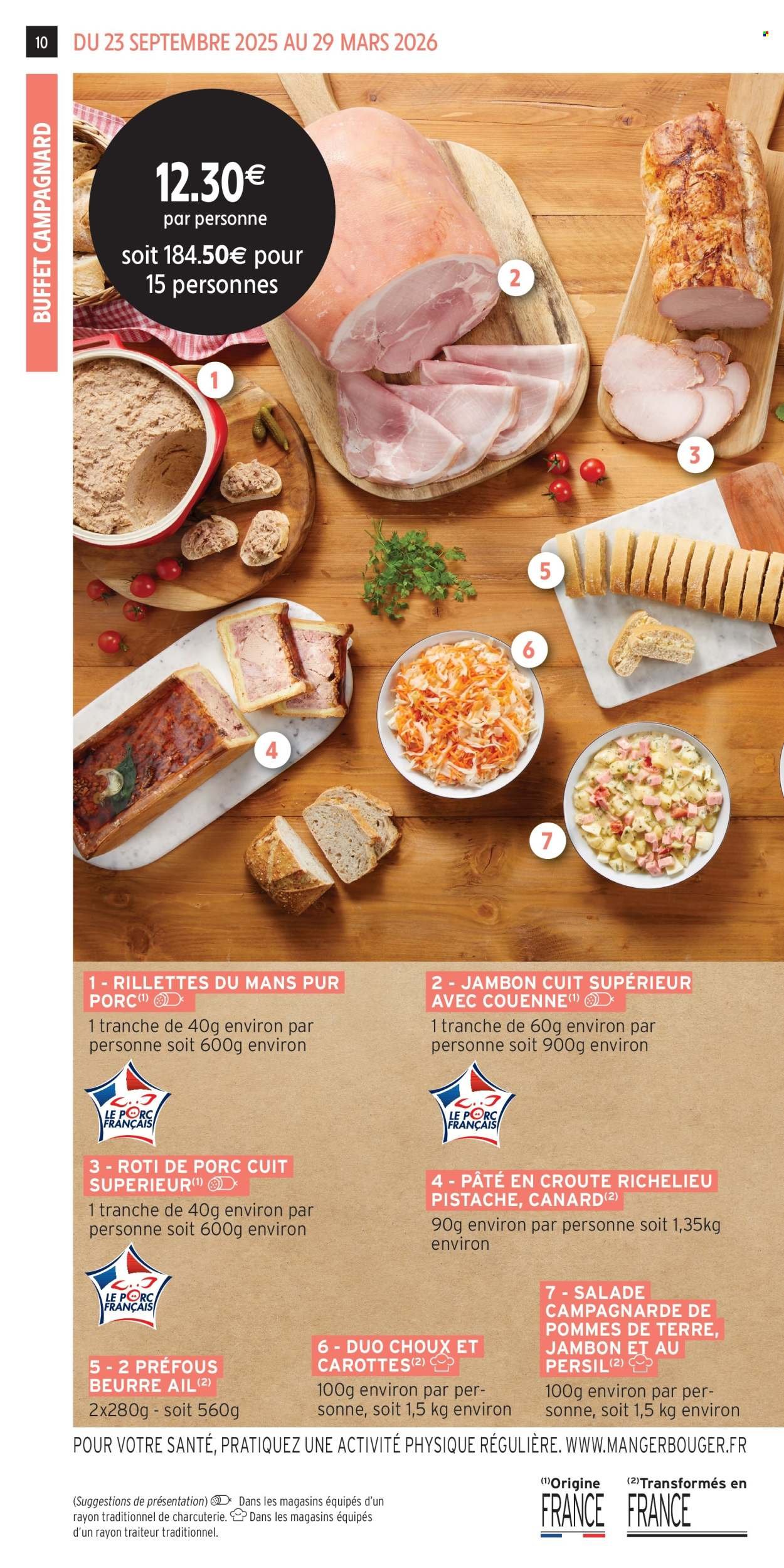 Catalogue INTERMARCHÉ - Les menus traiteur (2025-09-23 - 2026-03-29)