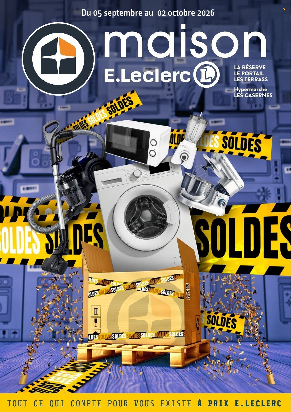 Catalogue E.LECLERC - Du samedi 5 septembre 2026