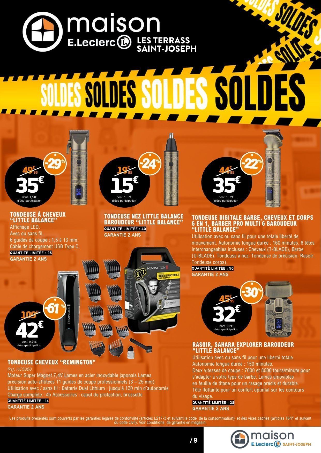 Catalogue E.LECLERC - Du samedi 5 septembre 2026