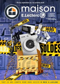 Catalogue E.LECLERC - Du samedi 5 septembre 2026