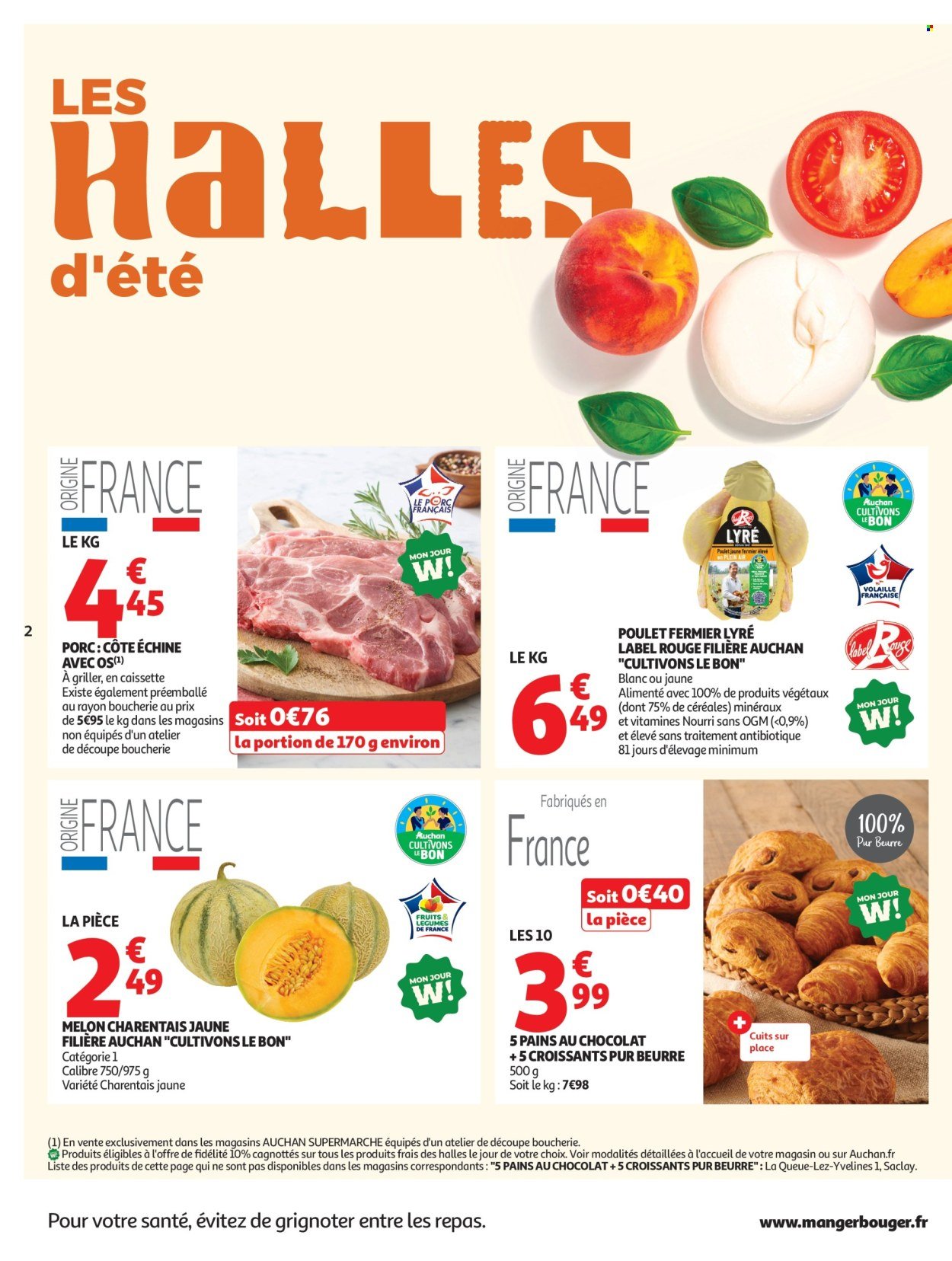 Catalogue AUCHAN - Halles, tops supers