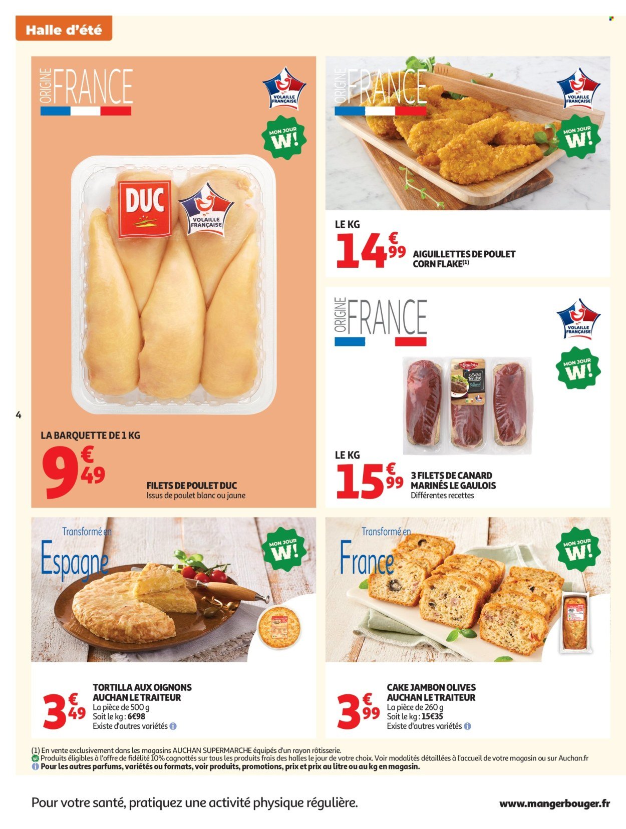 Catalogue AUCHAN - Halles, tops supers