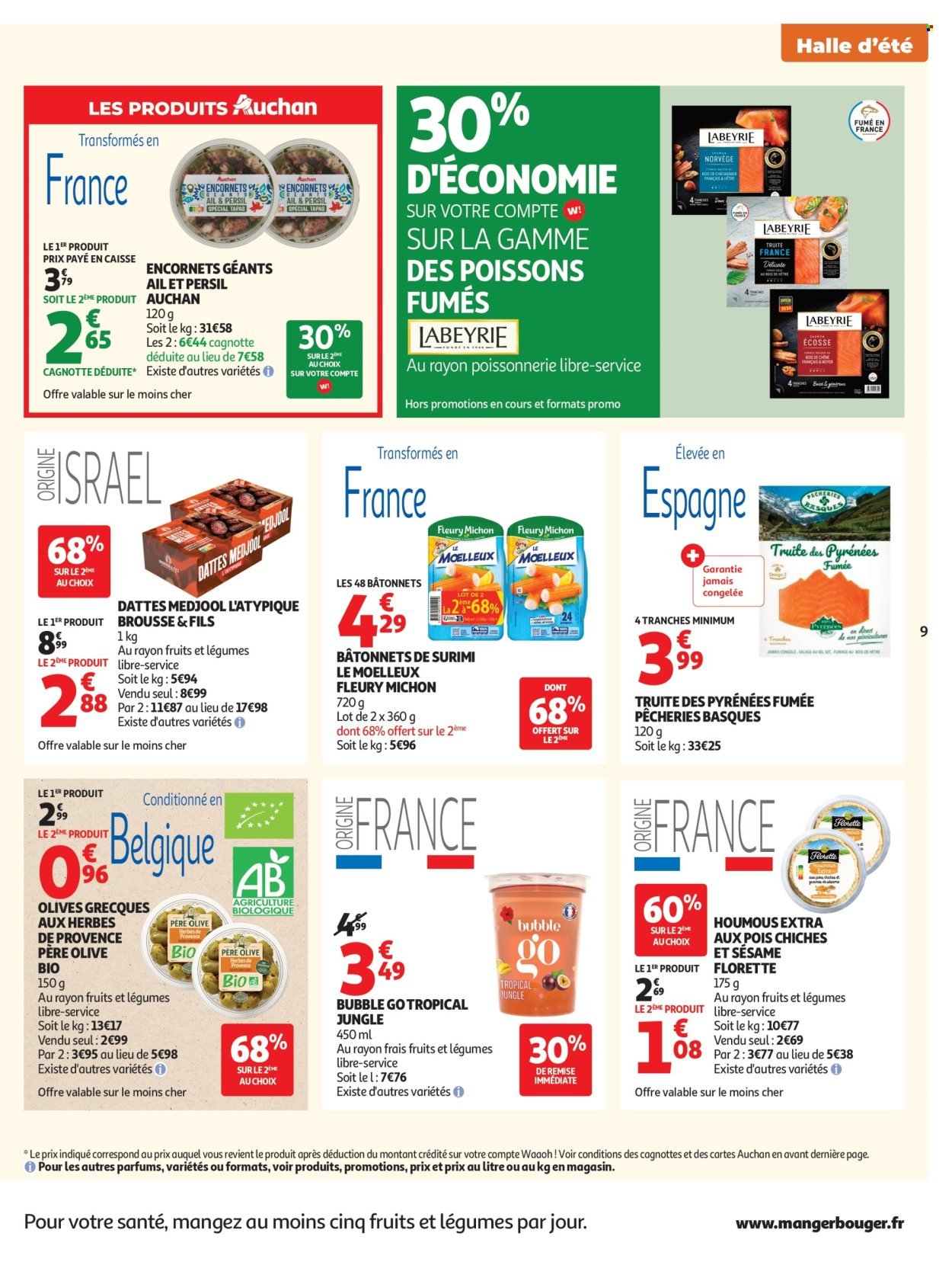 Catalogue AUCHAN - Halles, tops supers
