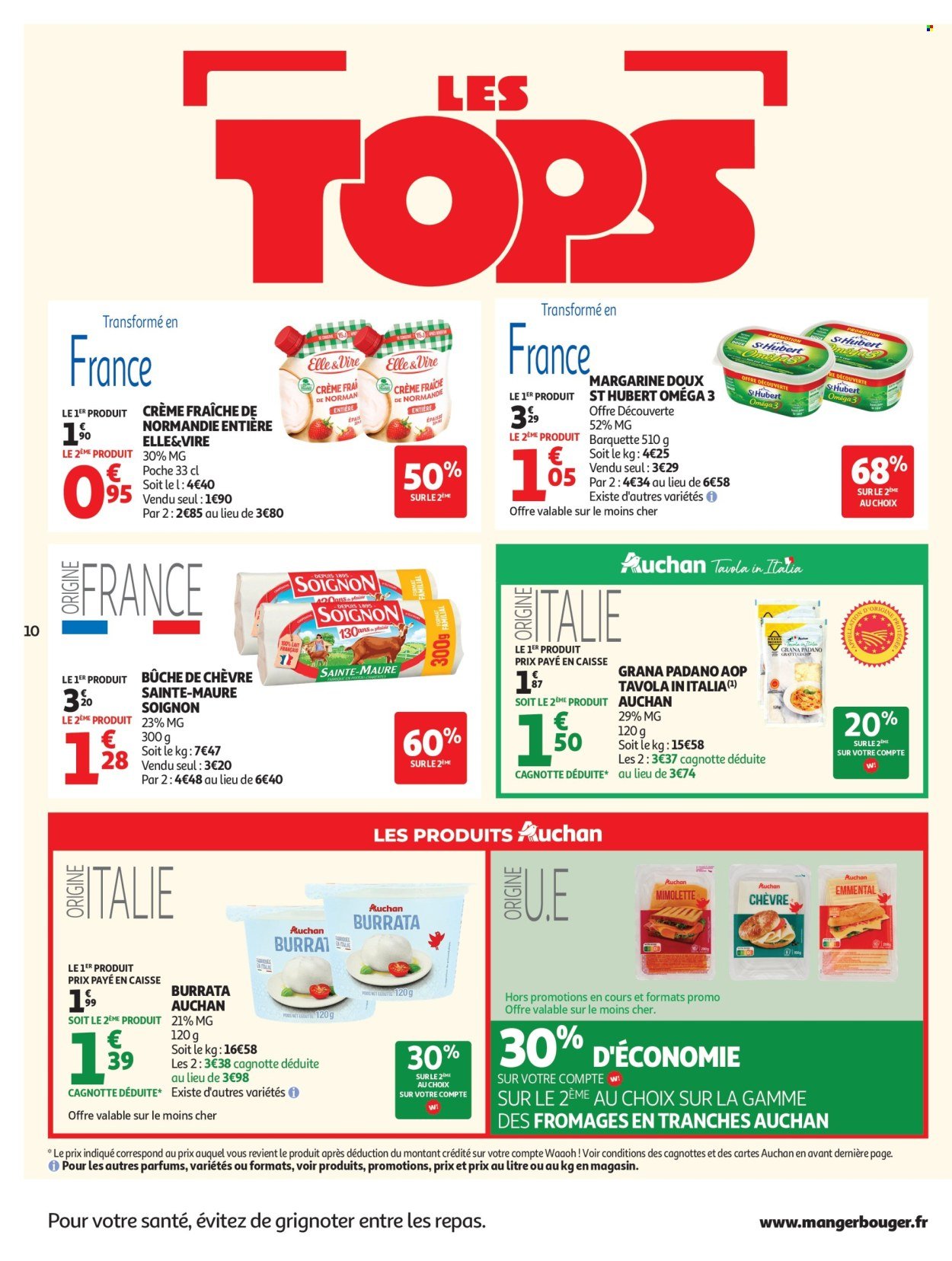 Catalogue AUCHAN - Halles, tops supers
