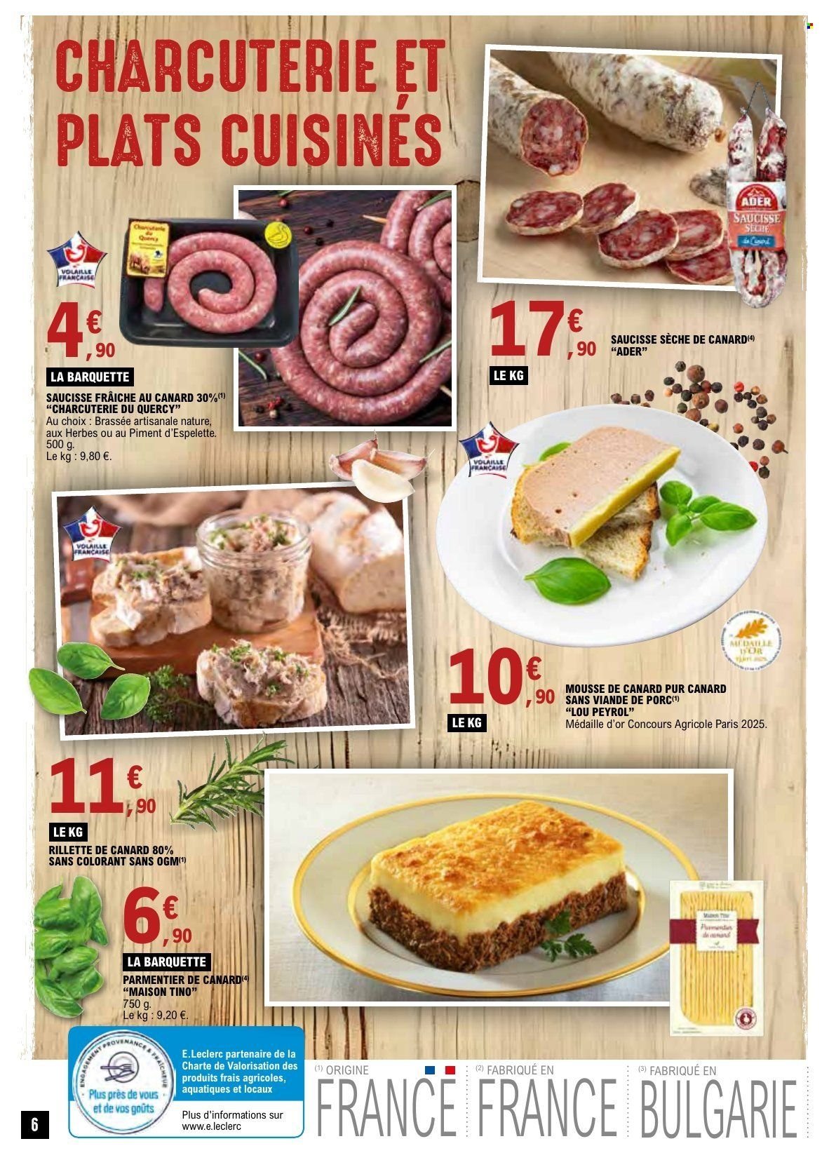 Catalogue E.LECLERC - FOIRE AU GRAS