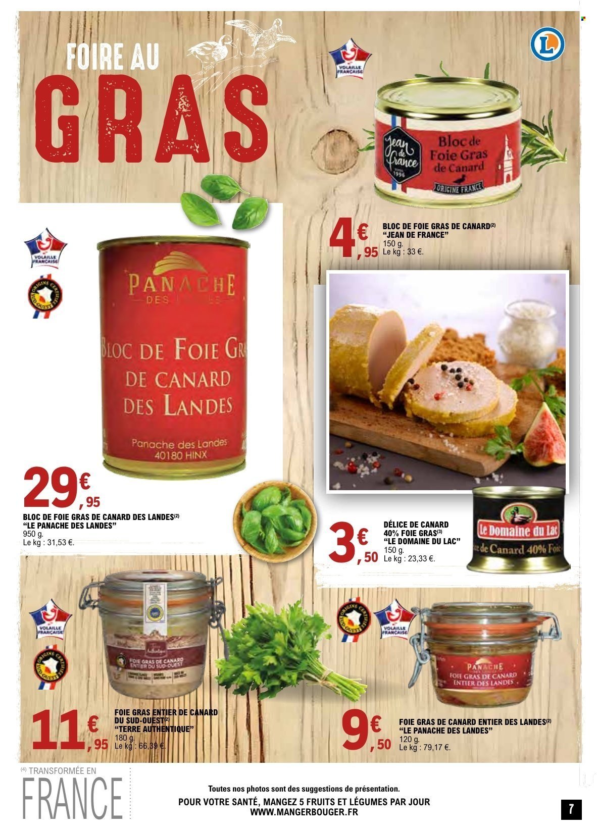 Catalogue E.LECLERC - FOIRE AU GRAS