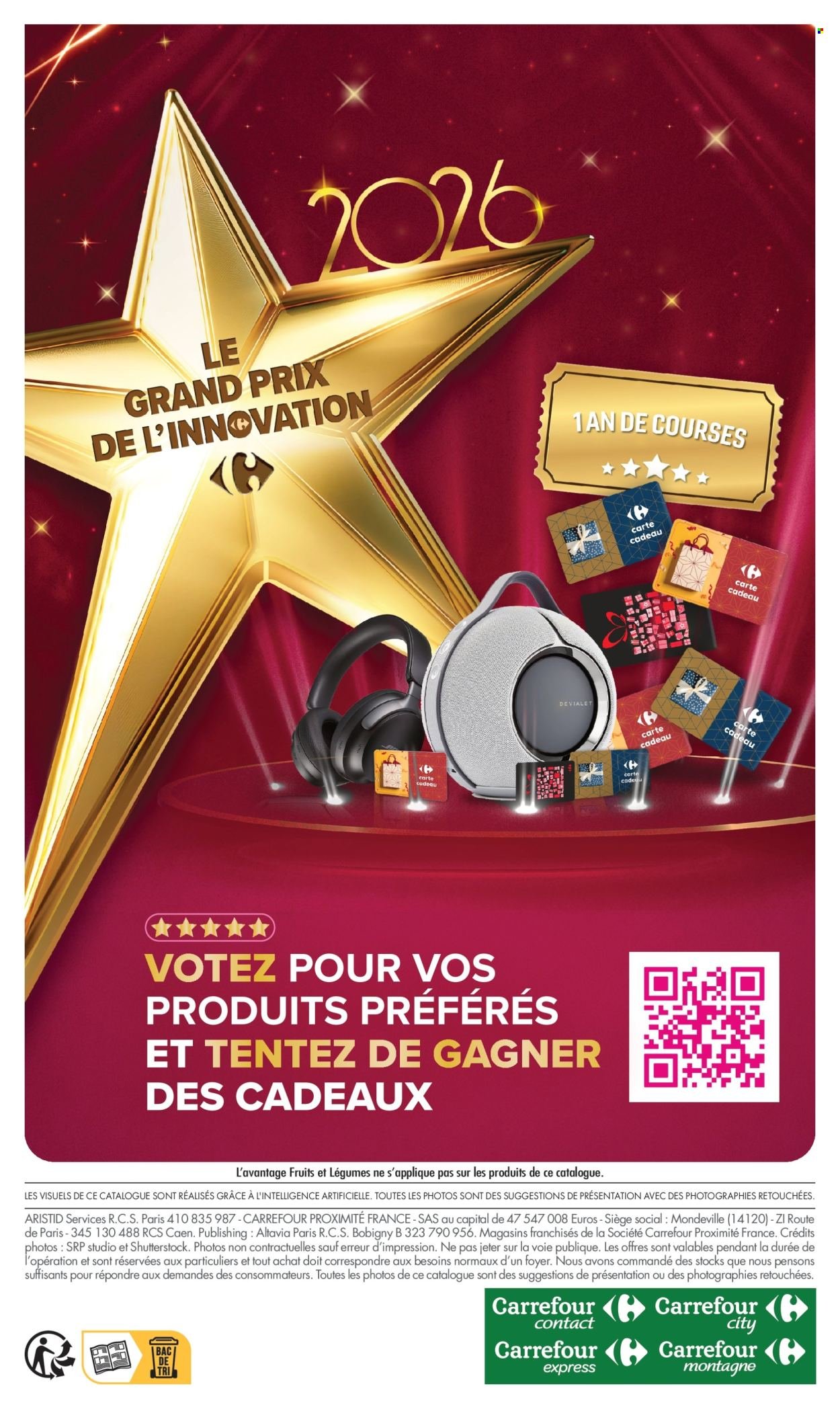 Catalogue CARREFOUR - LE GRAND PRIX DE L'INNOVATION