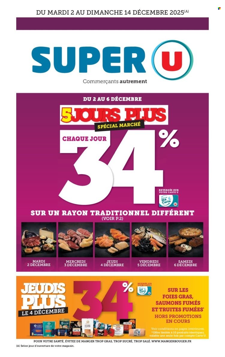 Catalogue SUPER U - Les prix bas de la semaine (2025-12-02 - 2025-12-14)