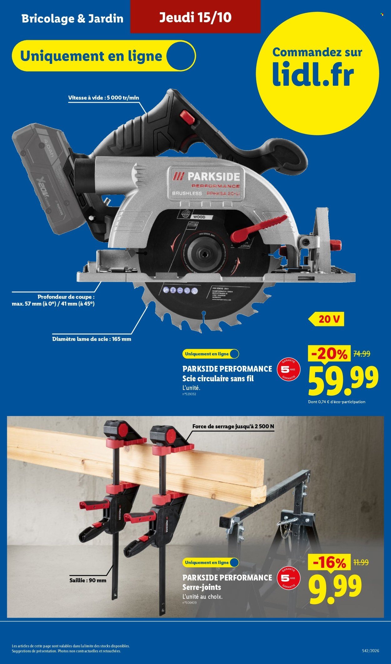 Catalogue LIDL - Les Exclus Web de la semaine