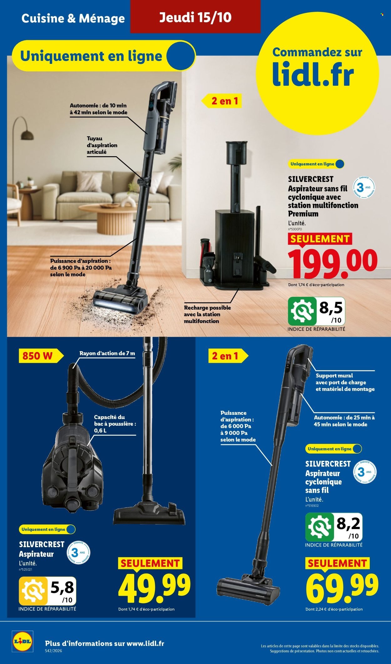 Catalogue LIDL - Les Exclus Web de la semaine