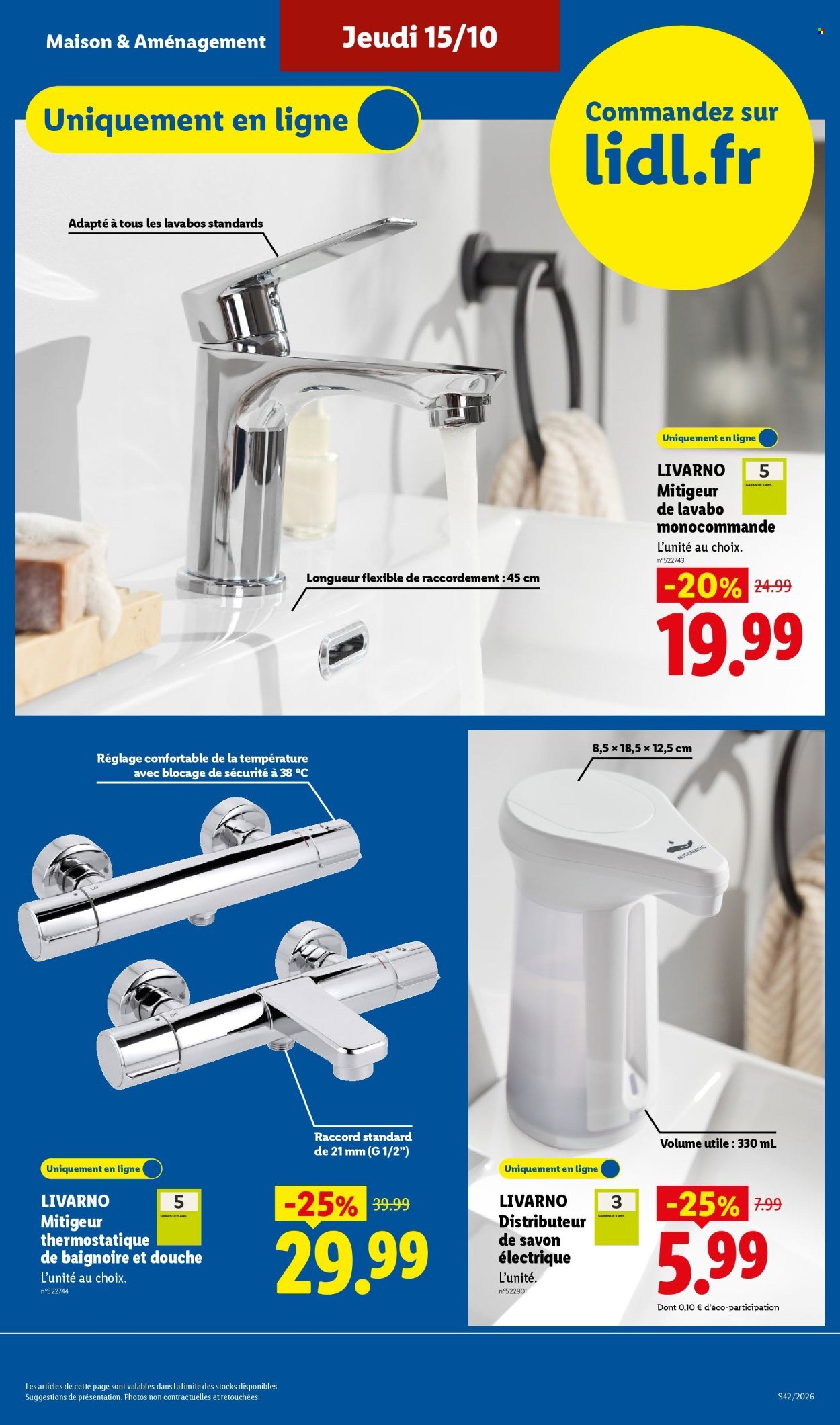 Catalogue LIDL - Les Exclus Web de la semaine