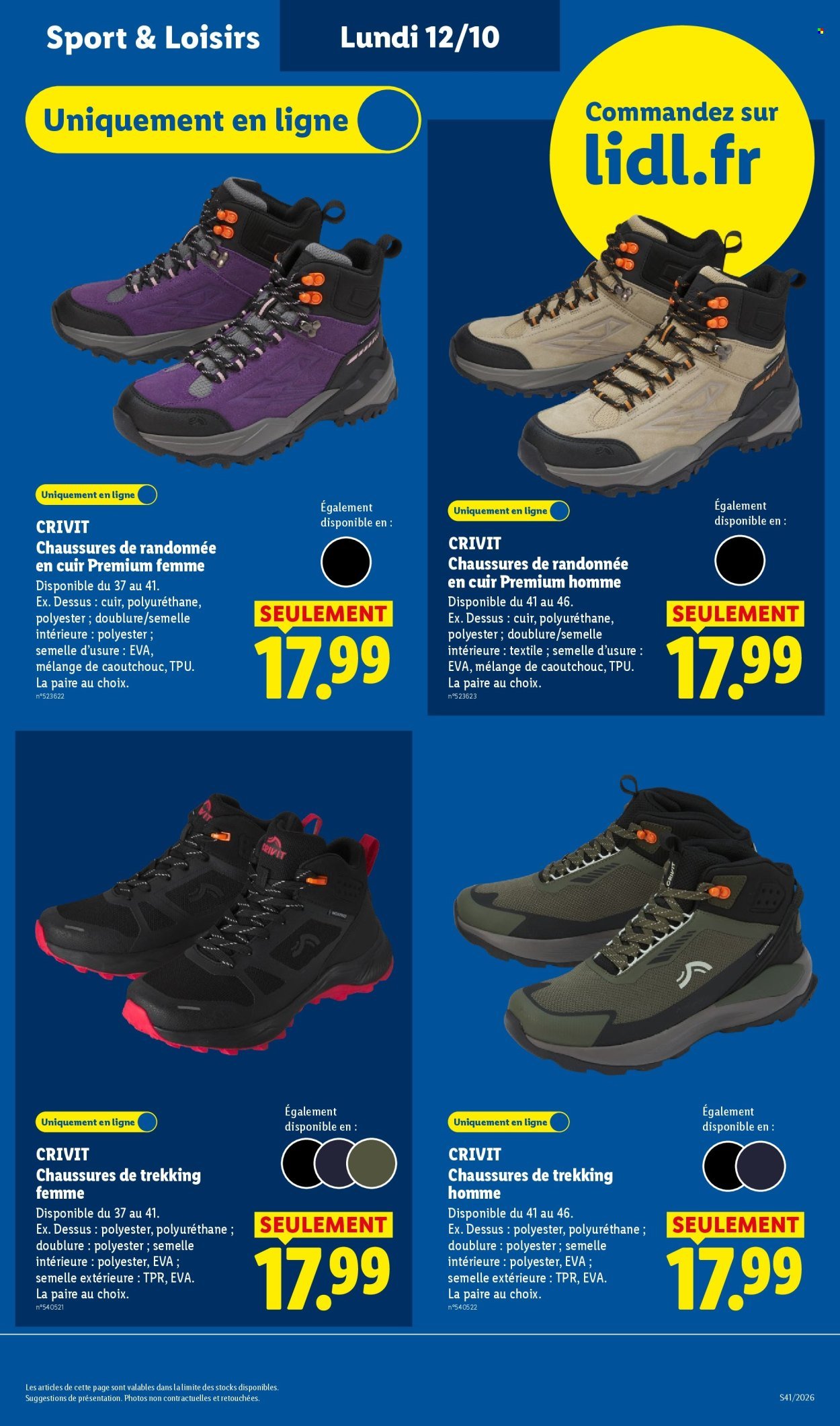 Catalogue LIDL - Les Exclus Web de la semaine