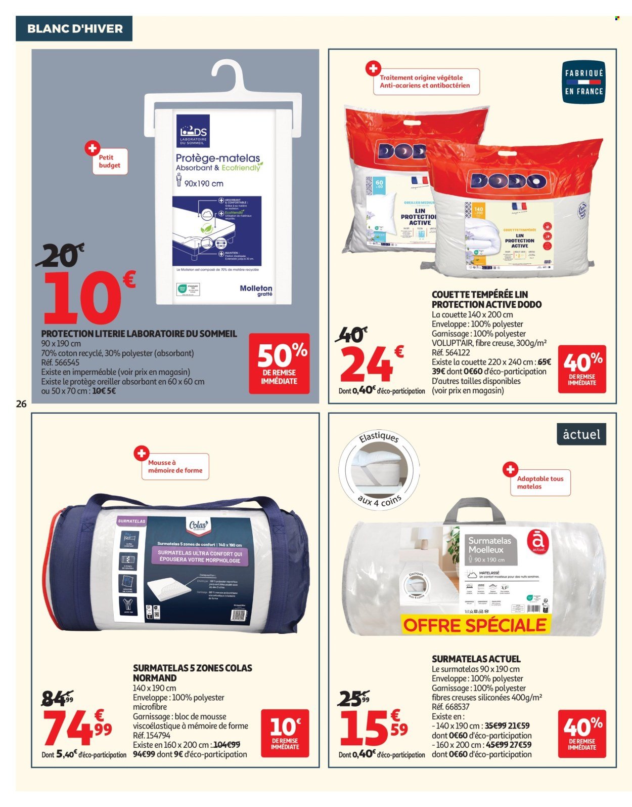 Catalogue AUCHAN - Blanc d'hiver (2025-12-26 - 2026-01-06)