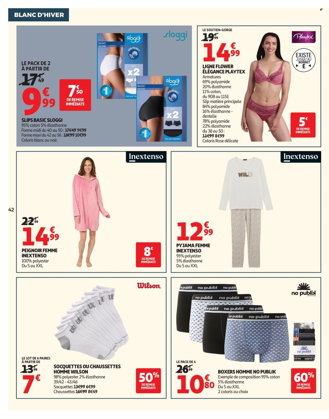 Catalogue AUCHAN - Blanc d'hiver