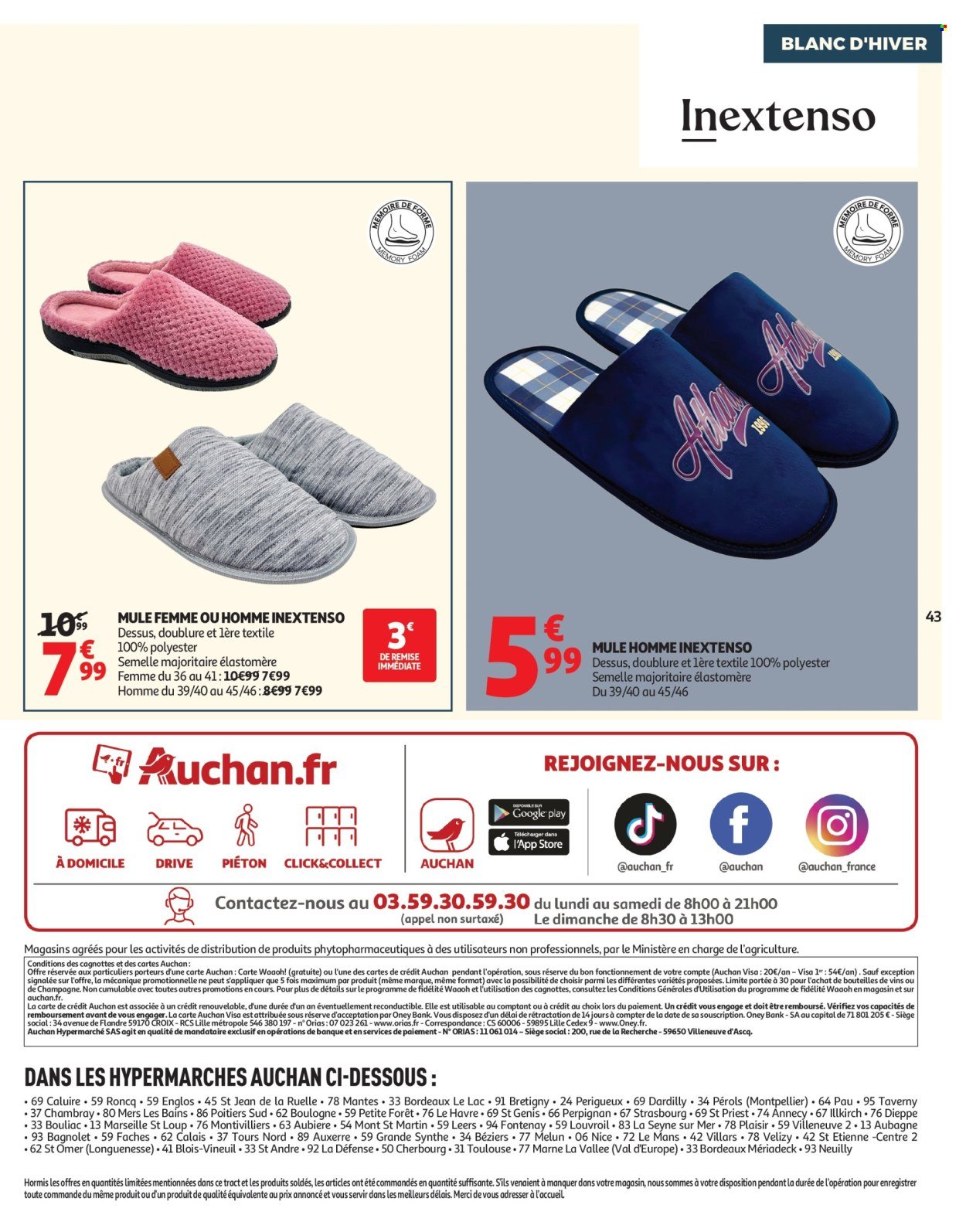 Catalogue AUCHAN - Blanc d'hiver
