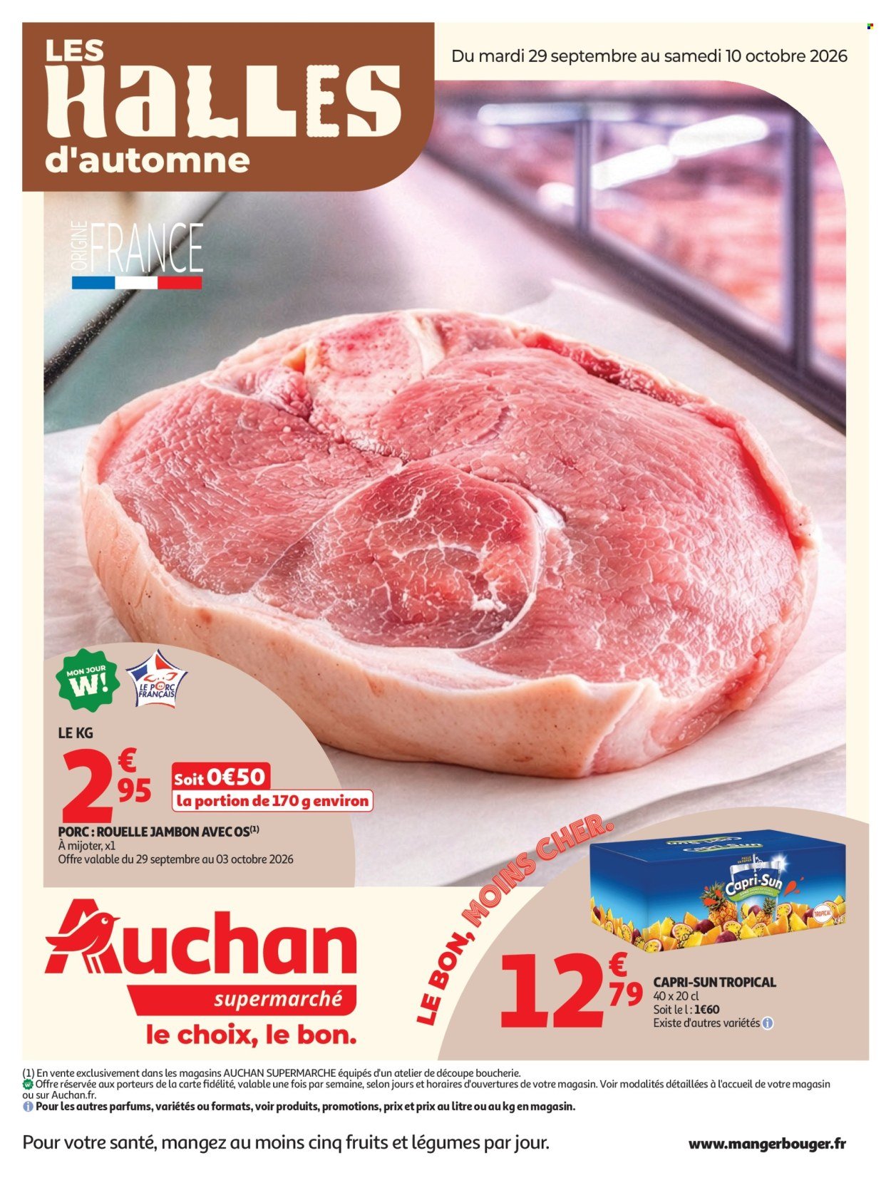 Catalogue AUCHAN - Halles d'automne supers