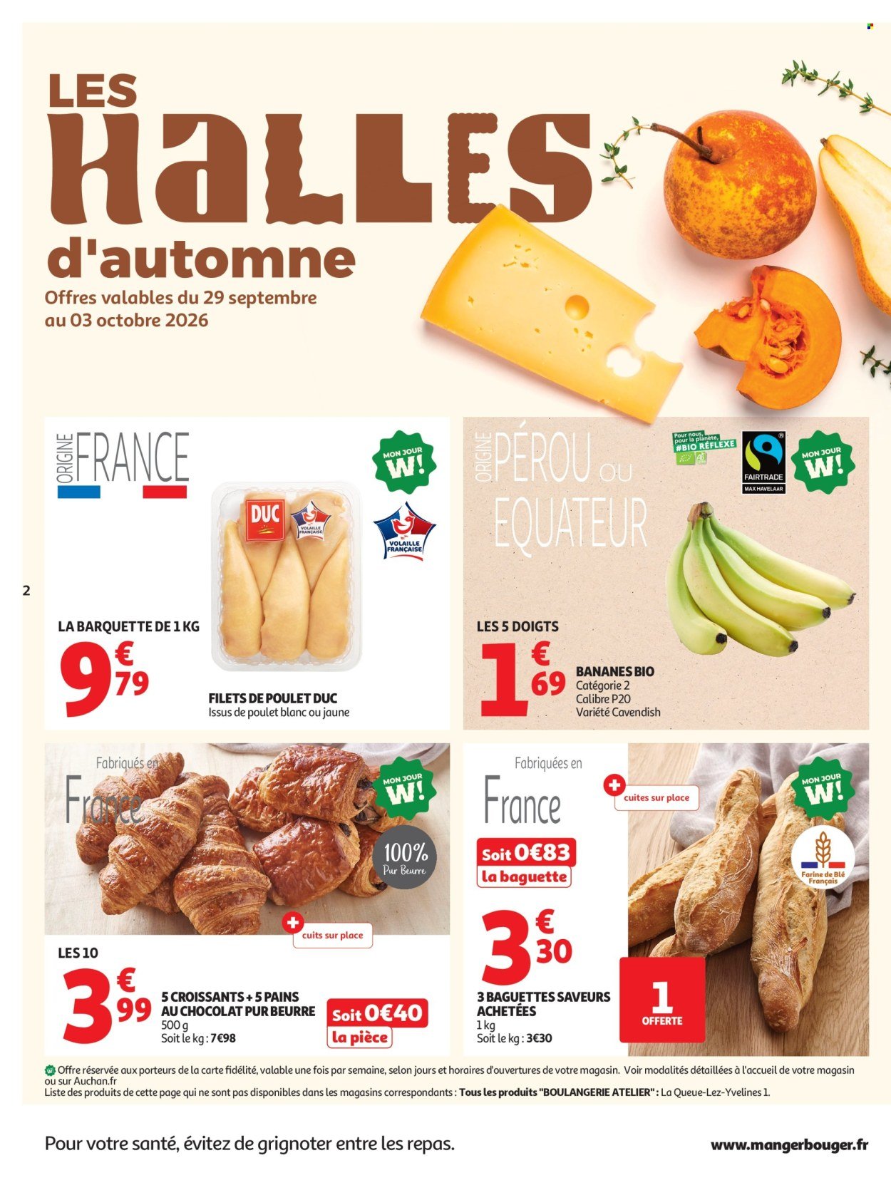 Catalogue AUCHAN - Halles d'automne supers
