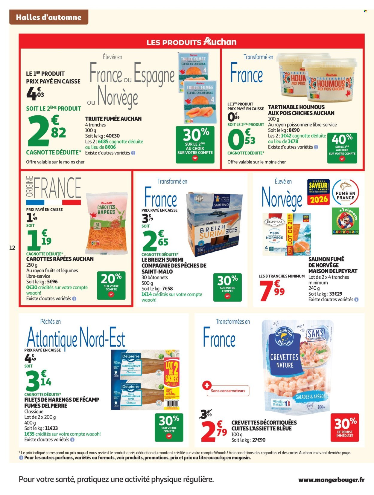 Catalogue AUCHAN - Halles d'automne supers