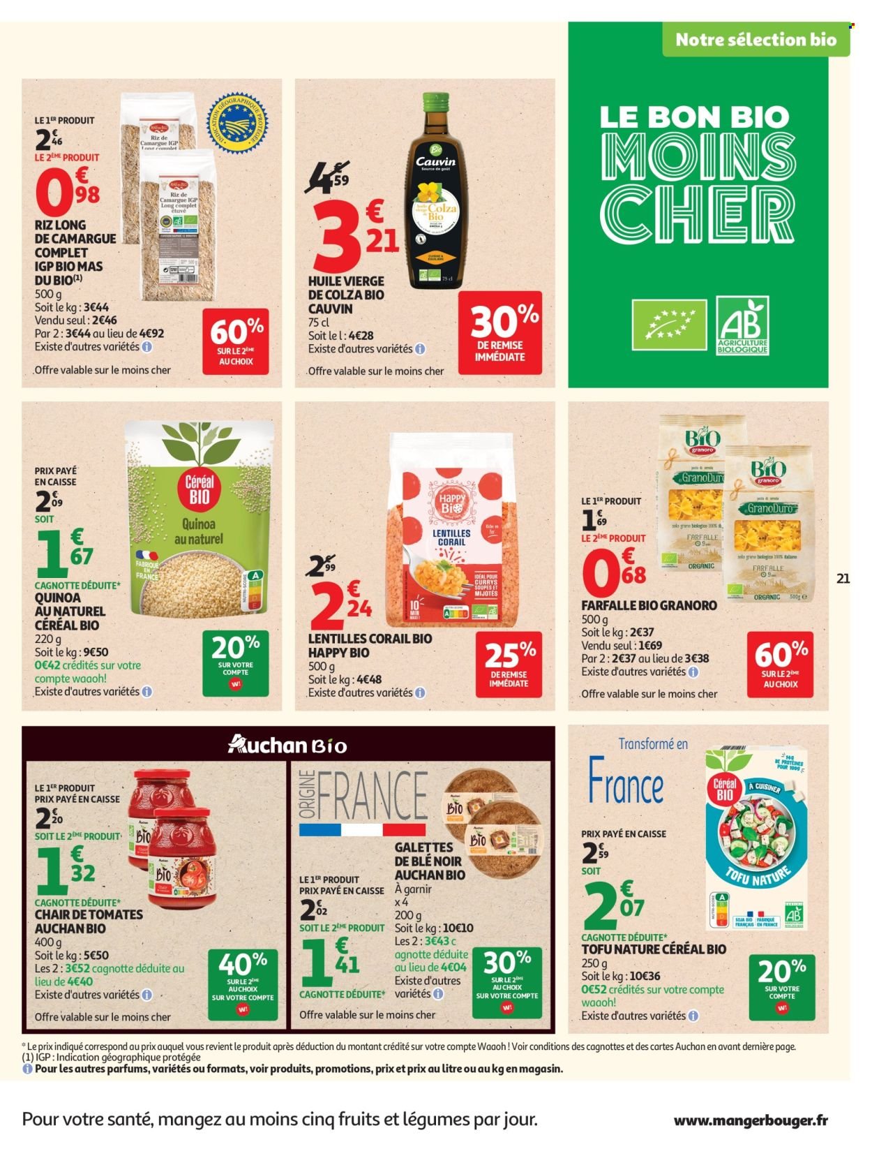 Catalogue AUCHAN - Halles d'automne supers